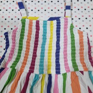 Colorful Striped Dress