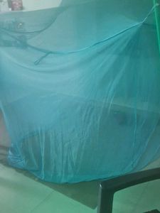 Blue Mosquito Net