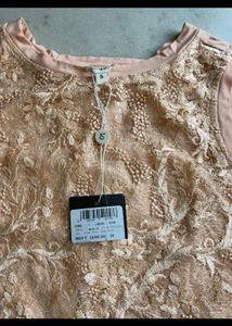 Beautiful Peach Lace top
