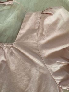Cute Pink Peplum Top