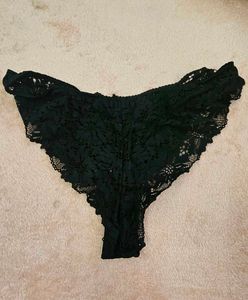 Black Lace Thong