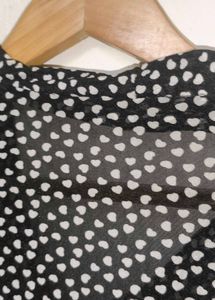 Trendt New Polka Dot Wrap Top