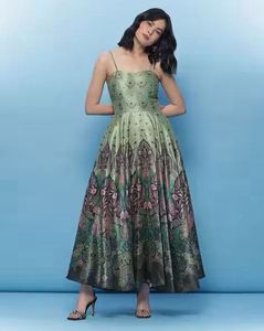 Green Francesca Long Dress
