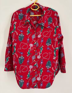 Versace Inspired Satin Shirt