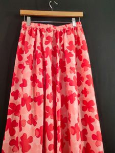✅ Cute Red Co-Ord Skirt Set For Girls 🔥