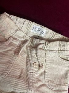Cute Corduroy Baby Shorts