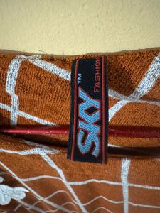 Stylish Brown Plaid Top