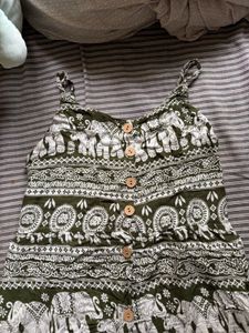 Elephant Print Sundress