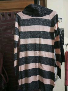Striped Sparkle Mini Dress