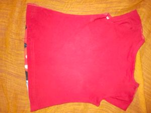 red, orange  Girls Clothing Tshirt