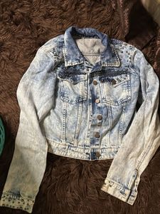 Studded Denim Jacket