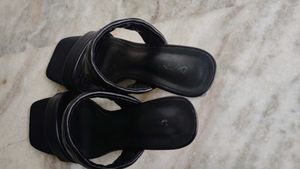 Black Heeled Sandals