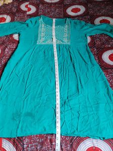 Max Teal Color Kurti