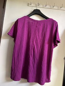 Purple Embellished Top