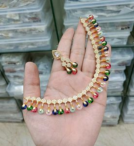 New american diamond necklace set