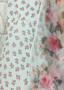 New Floral Embroidered Kurta Set