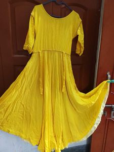 Yellow Embroidered Dress