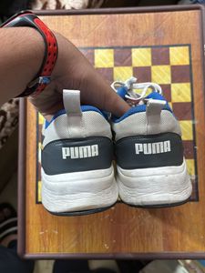 Puma White And Multicoloured Shoes