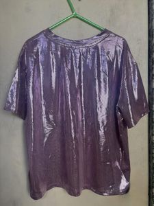 ✨Metallic Pinkish Purple T-shirt✨