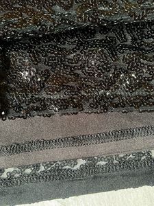 H&amp;M Black Sequin Skirt