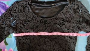 Like New Black Casual Mini One Piece For Girls