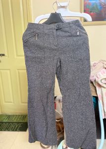 Gray Wide Leg Pant for winter