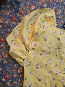 Floral Yellow Top
