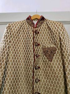 Cream Sherwani