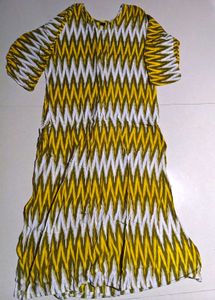Patterned Mehandi Green Kurta