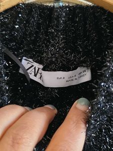 ZARA Irina Shark New Year Collection Tinsel Dress
