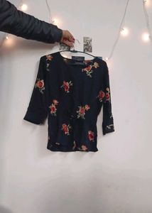 Floral Embroidered Top