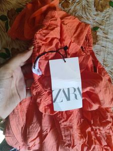 Coral Striped Sundress