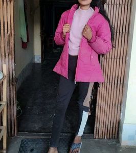 Dark Pink Jacket For Women