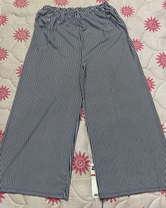 Black And White Stripped Plazzo