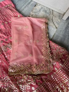 Gota Work Light mauve Lehenga Choli Set
