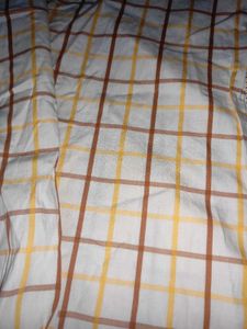 Checkered Casual Leave Ng Sleeve Shirt(Medium)