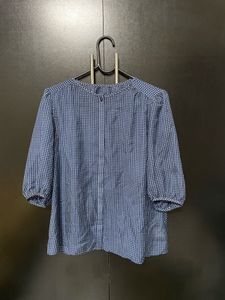 Blue Dotted Top