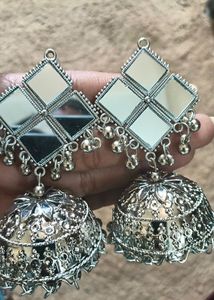 Oxidised jhumka