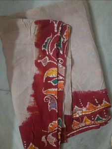 Beautiful 2 Handmade Batik Print Sarees