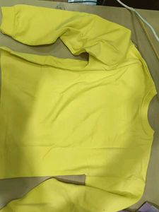 Yellow Graphic Print Top