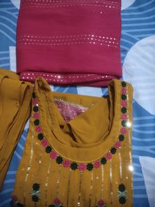 Haldi Sharara Set