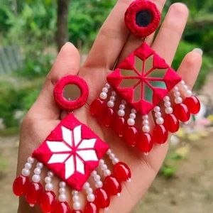 Handmade Mirror Earrings
