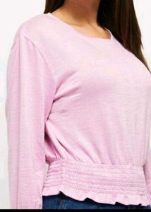 Pink Long Sleeve Top
