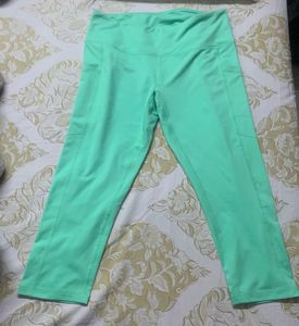 Cyan Colour Active Wear Lower With Inbuilt Pocket
