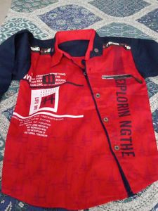 Boy&#39;s Blue or red Casual Shirt