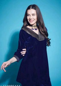 Elegant Velvet Kurta