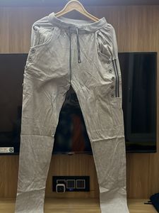 Gray Casual Pants