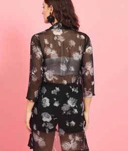Floral Print Shrug