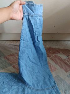 Denim Cotton Shirt - Made In Hong Kong