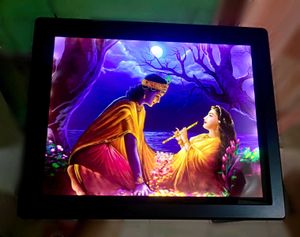 Krishna & Radha LED Photo Frame
